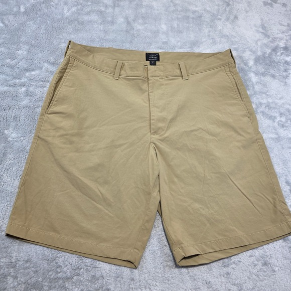 J.Crew Other - J.Crew Men 34 Khaki Tech Shorts Stretch 9" Inseam Re-Imagined Casual Golf